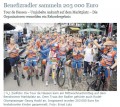Benefizradler sammeln 203 000 Euro